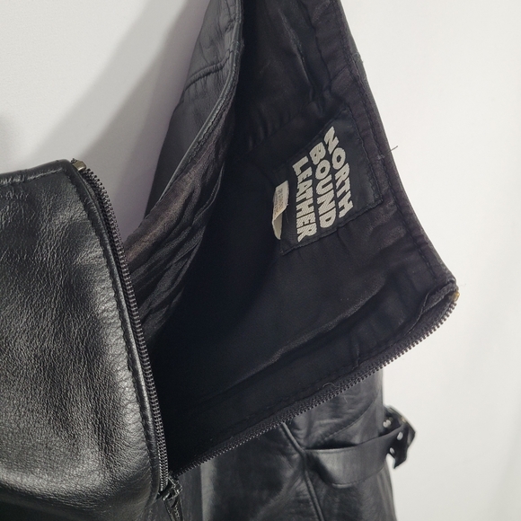 North Bound Leather Flounce Skirt - Picture 5 of 8